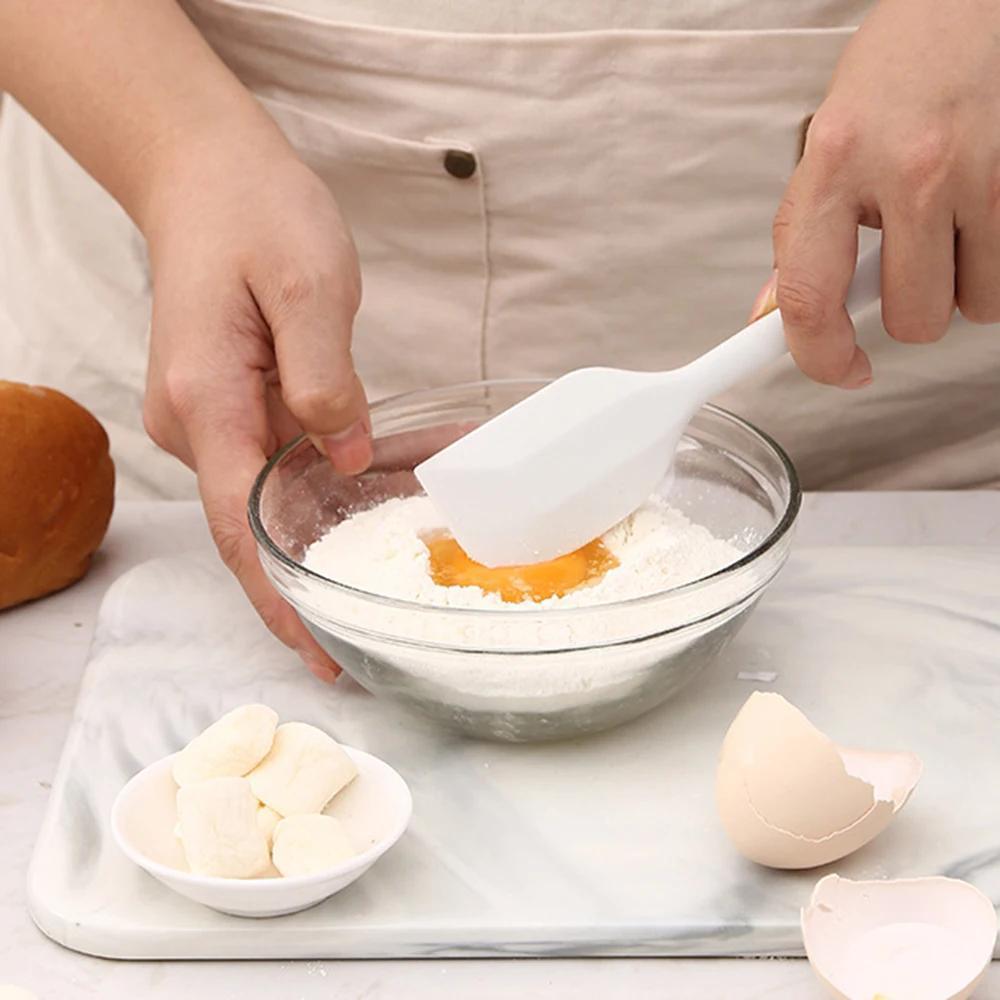 Silicone Kitchen Utensils Set Non-Stick Mini Cooking Tools with Spatula and Whisk