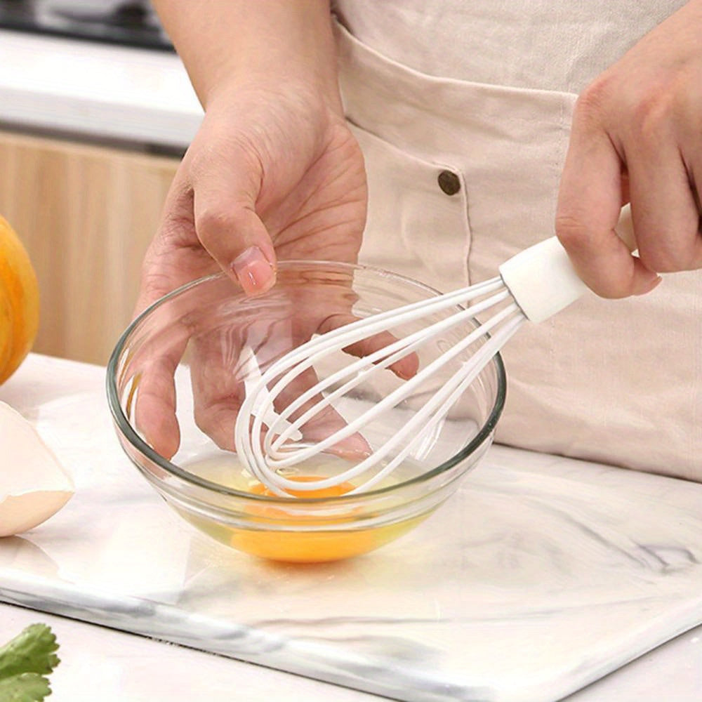 Silicone Kitchen Utensils Set Non-Stick Mini Cooking Tools with Spatula and Whisk