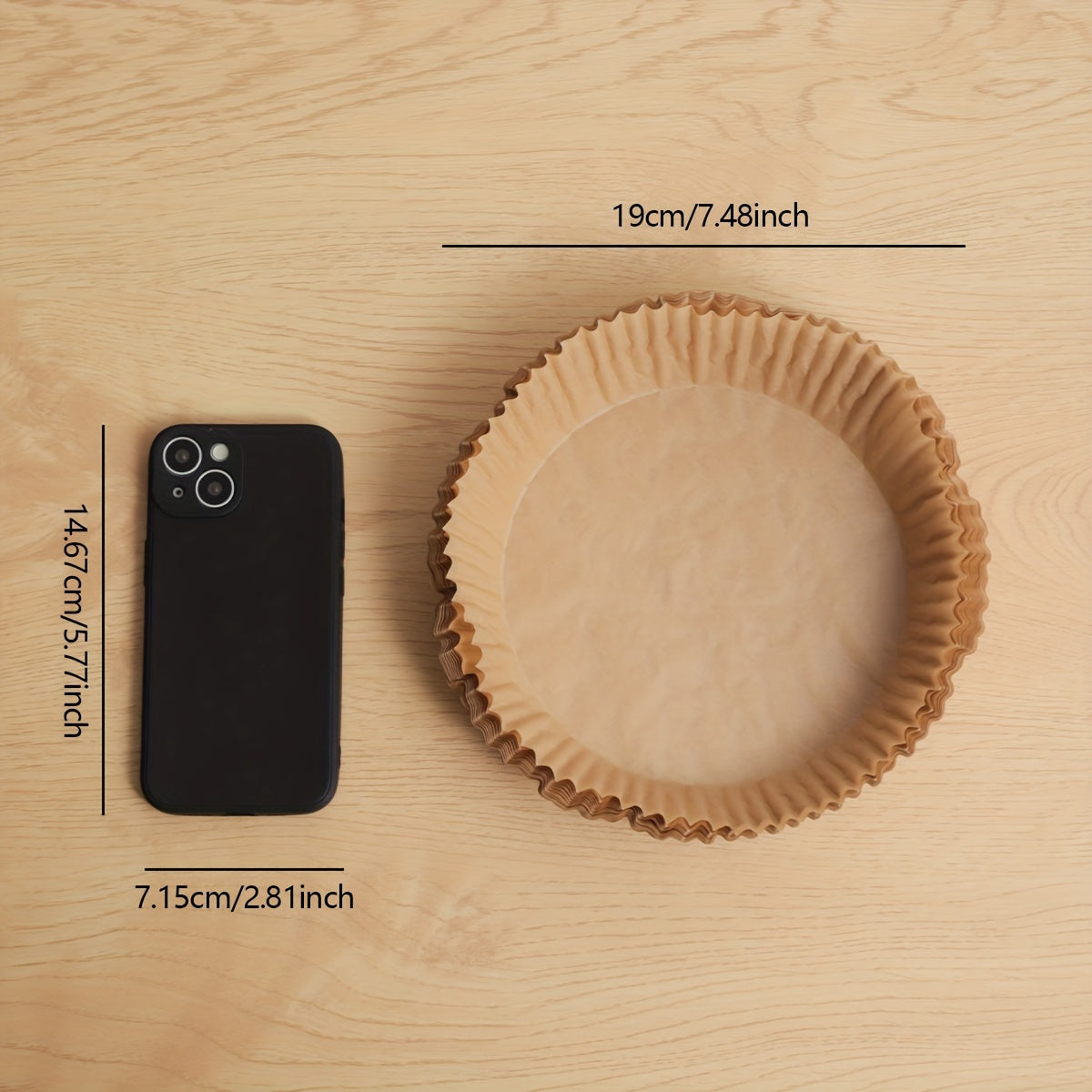 Pack of 50 Non-Stick Silicone Air Fryer Liners for Safe Cooking