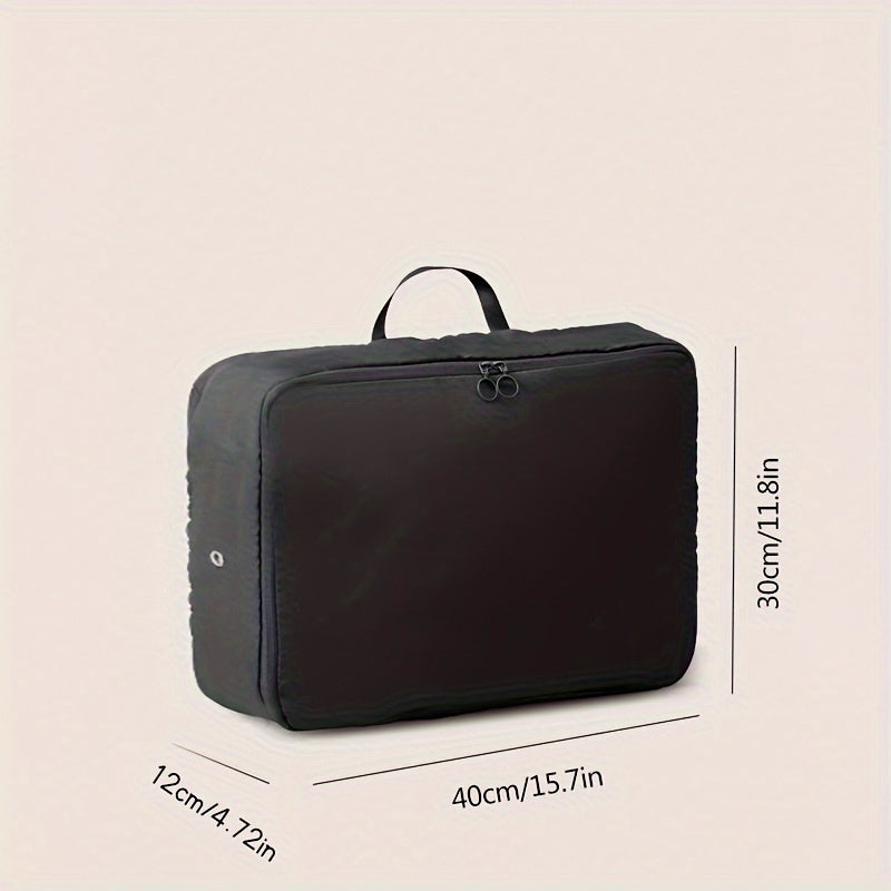 Rectangle Storage Bags with Zipper Closure for Clothes and Linens Space-Saving Organizer