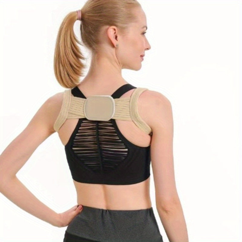 Adult Unisex Adjustable Posture Corrector Belt Back Support Brace Easy to Wash