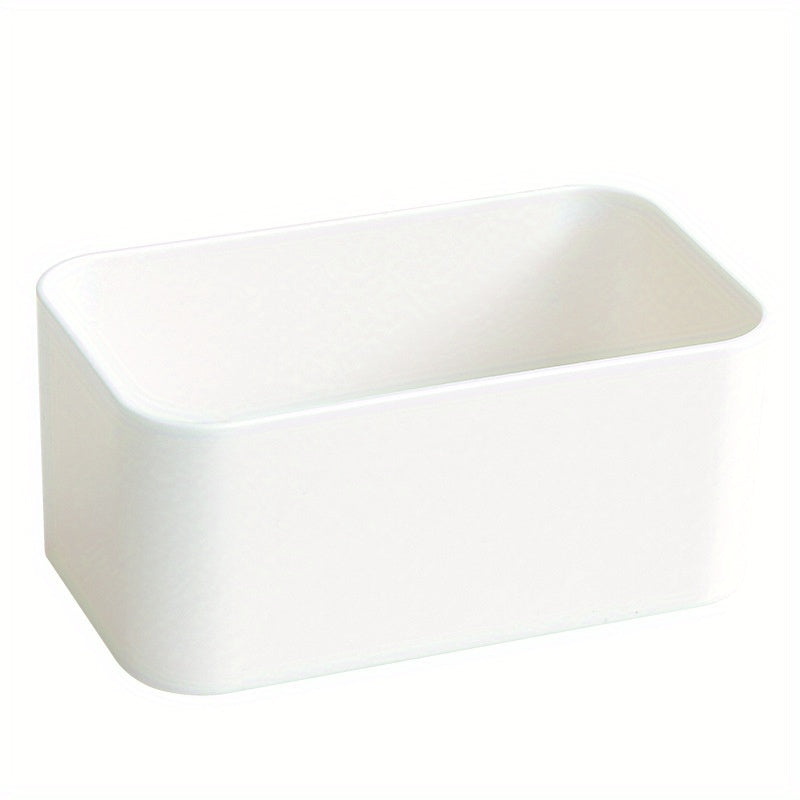 Wall Organizer for Cosmetics and Remote Controls with Durable Plastic Bins