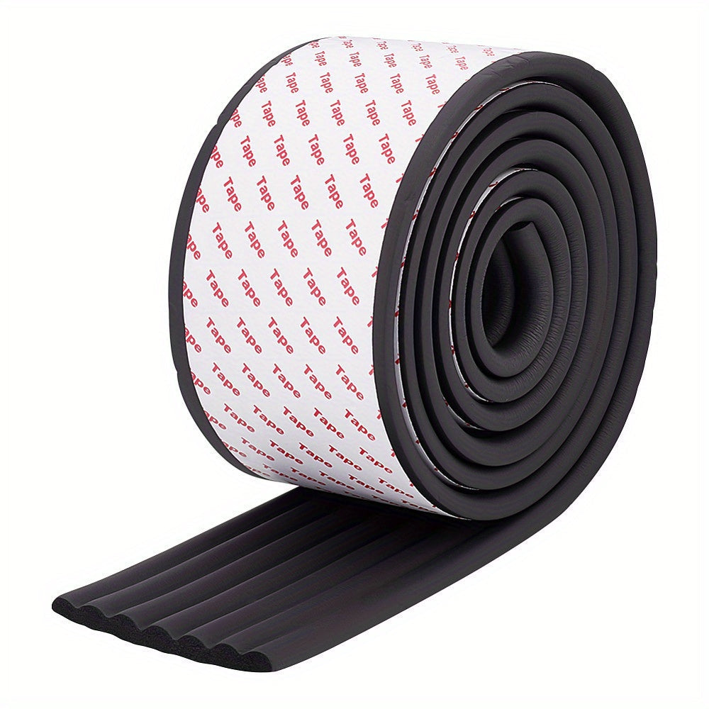 2.3 Yards Black Adhesive Cover for Bunk Bed Ladder Steps 81mm Wide