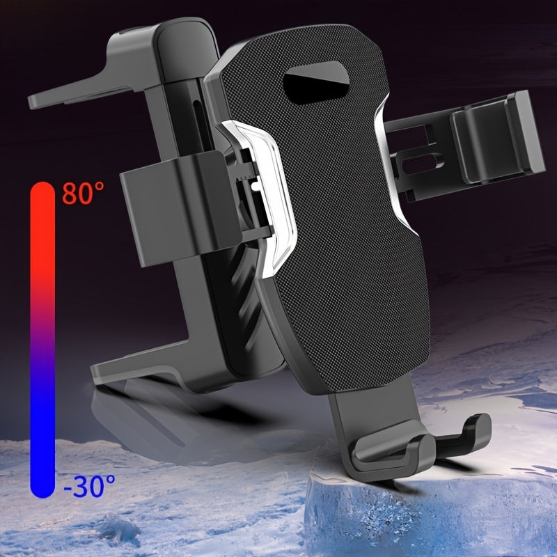 Universal avtomobil telefon qoʻltiqi, dumaloq havo chiqarish uchun gravitatsiya montaji