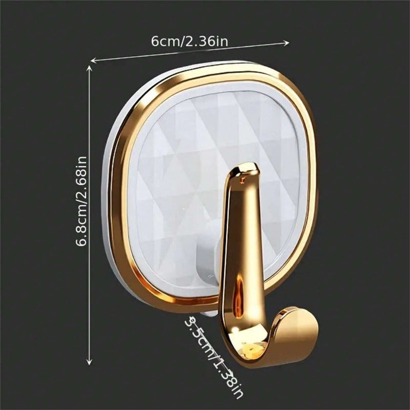 No-Trace Adhesive Hooks for Hanging Schoolbags Clothes Keys Kitchen Items