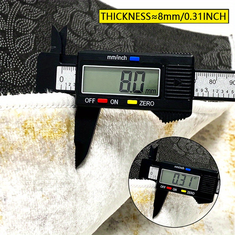 Элегантный пушистый ковер с абстрактным дизайном в виде долларовых купюр - 100 см/39 дюймов - Идеально подходит для любой комнаты, спальни, гостиной или гардеробной - Рекомендуется ручная стирка - Изготовлен из высококачественного полиэстера