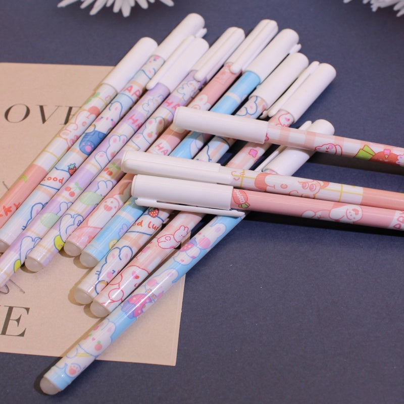 12pcs Erasable Gel Pens 0.5mm Black and Blue for Writing Mistakes