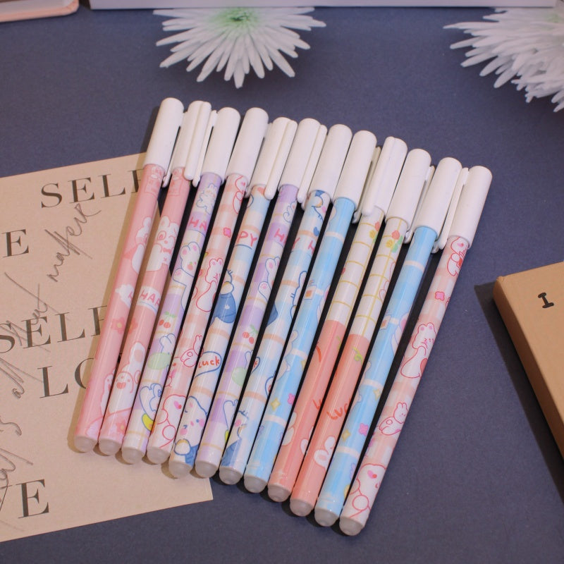 12pcs Erasable Gel Pens 0.5mm Black and Blue for Writing Mistakes