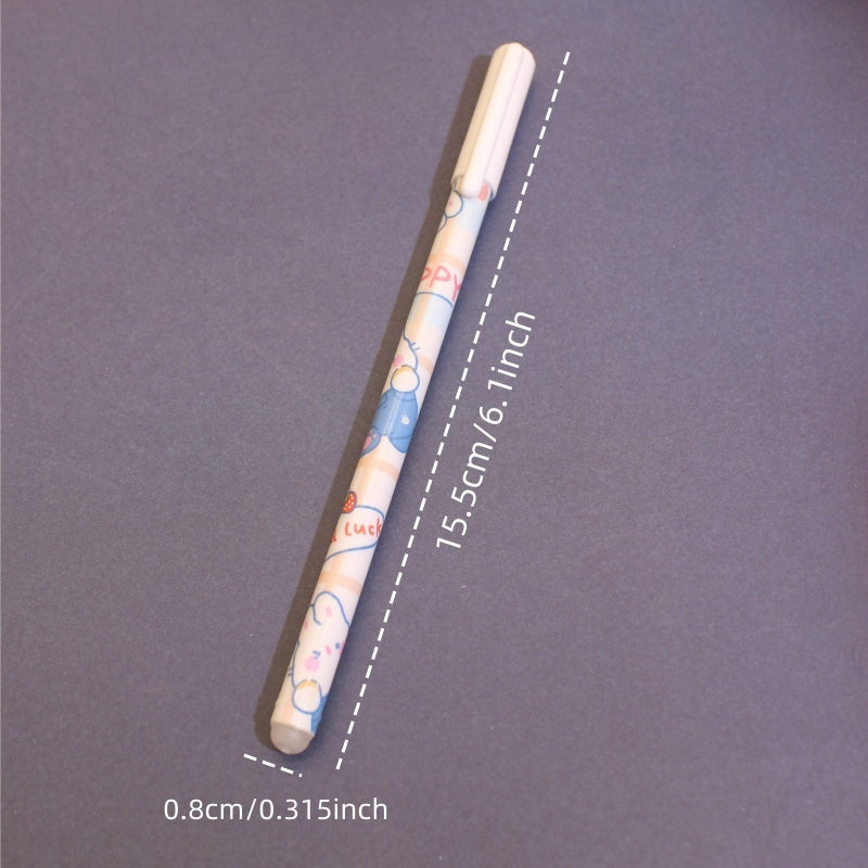 12pcs Erasable Gel Pens 0.5mm Black and Blue for Writing Mistakes