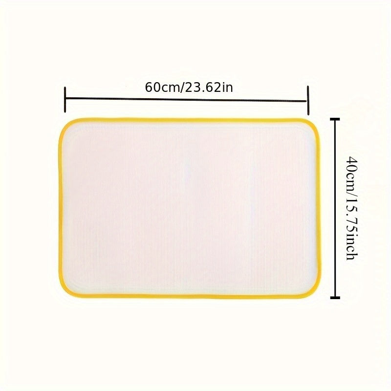Tapete de planchar resistente al calor con malla protectora para ropa y tabla