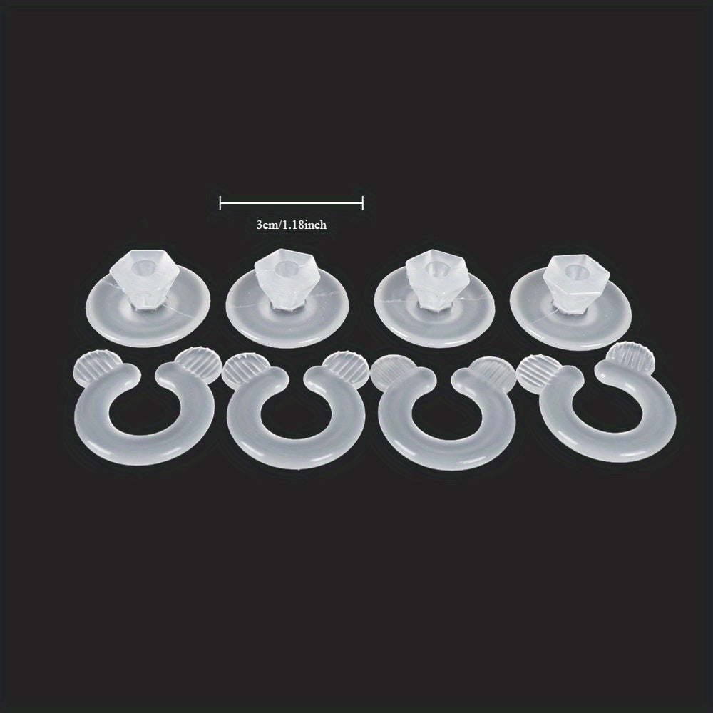 Set of 4 Plastic Bedding Clamps for Quilts Duvets Sheets Bed Fasteners