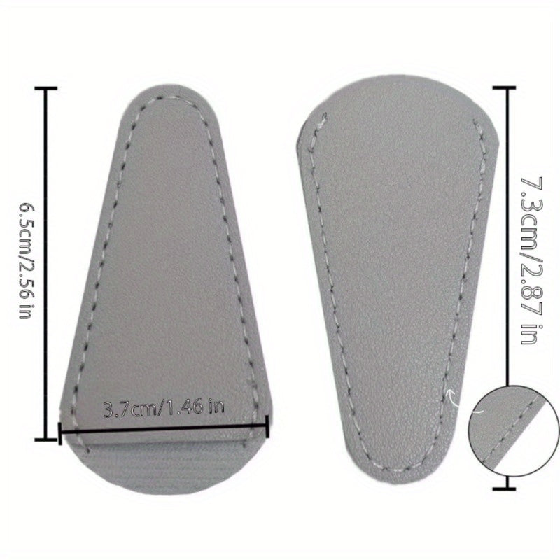 Estuche protector de cuero para tijeras y pinzas para viaje y almacenamiento