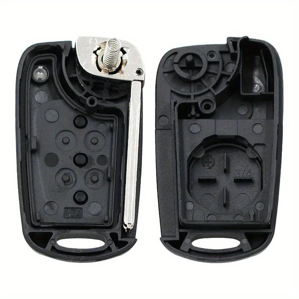 3 Button Folding Remote Key Shell Case for Kia Picanto ABS Resin