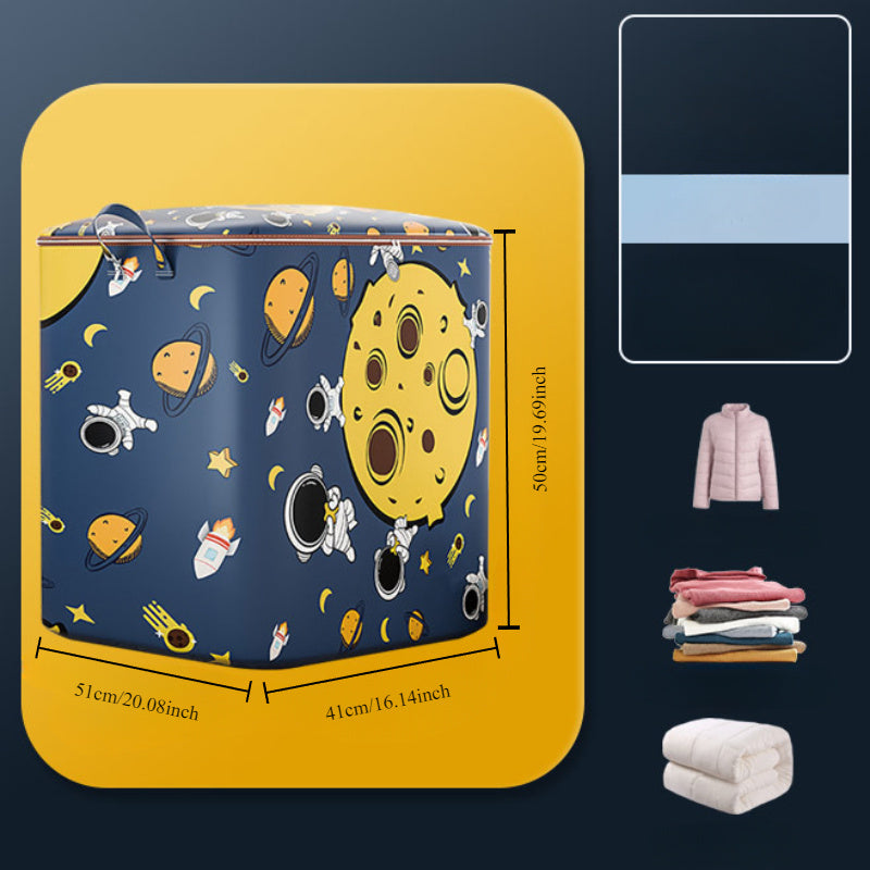 Oversized Cloth Storage Bag for Clothing and Quilts 3.2 Cu Ft with Carry Straps