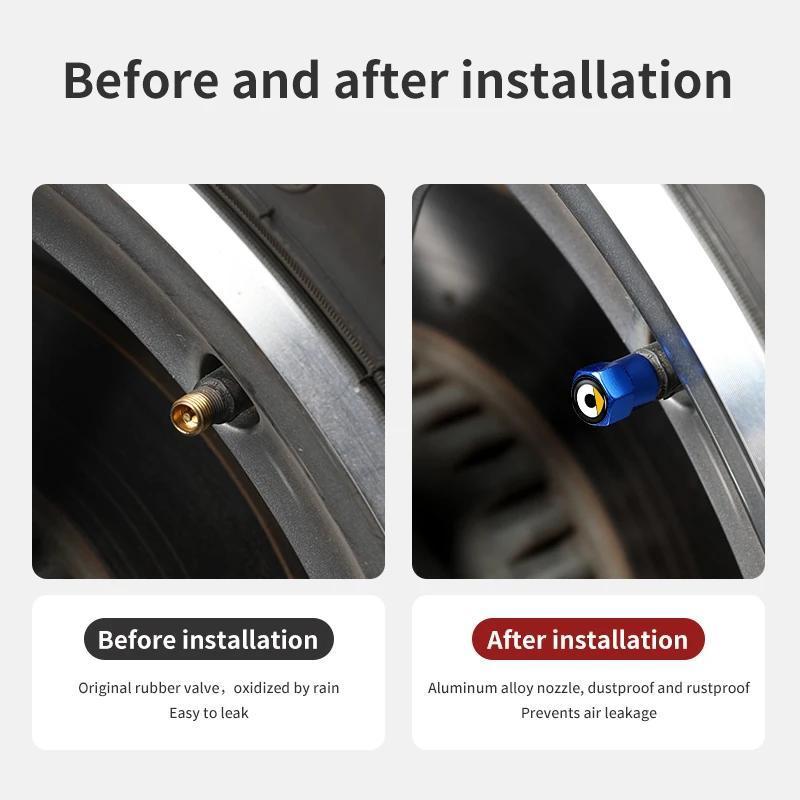 4 dona avtomobil logotipi g'ildirak shinalari ventili ustki bezak aksessuarlari for Smart ForTwo