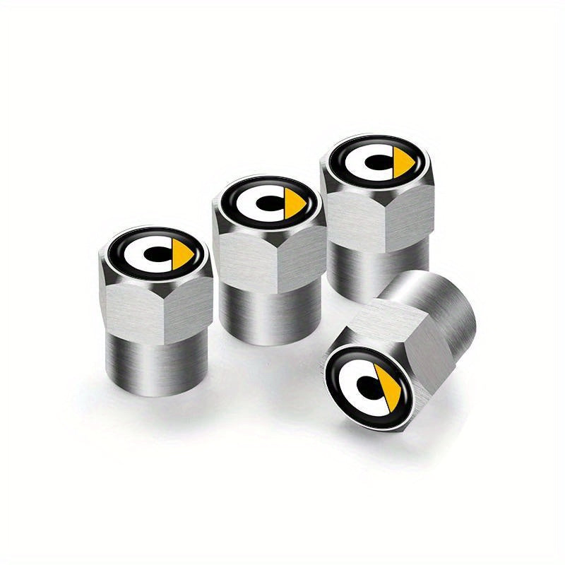 4 dona avtomobil logotipi g'ildirak shinalari ventili ustki bezak aksessuarlari for Smart ForTwo