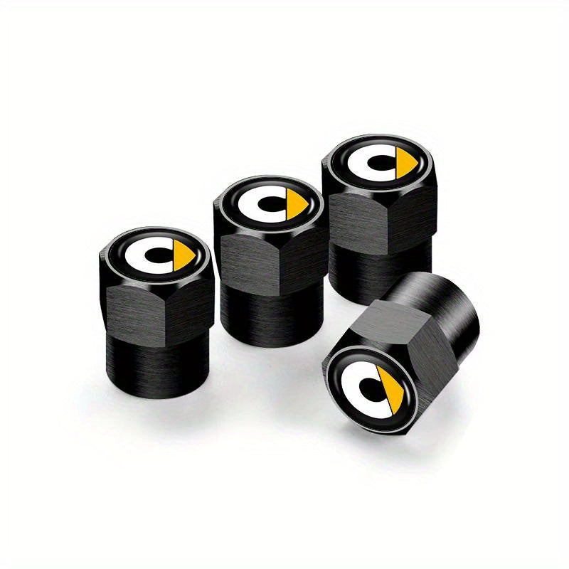 4 dona avtomobil logotipi g'ildirak shinalari ventili ustki bezak aksessuarlari for Smart ForTwo