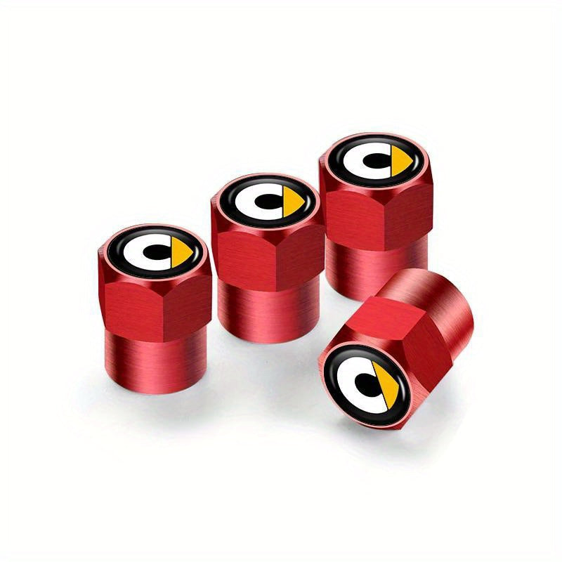 4 dona avtomobil logotipi g'ildirak shinalari ventili ustki bezak aksessuarlari for Smart ForTwo