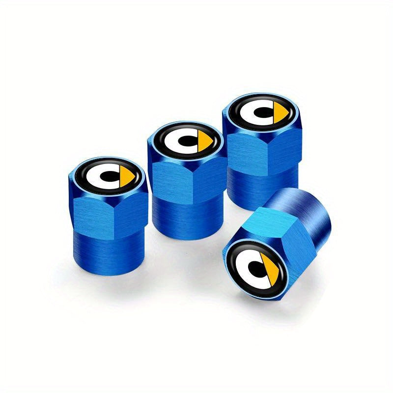 4 dona avtomobil logotipi g'ildirak shinalari ventili ustki bezak aksessuarlari for Smart ForTwo