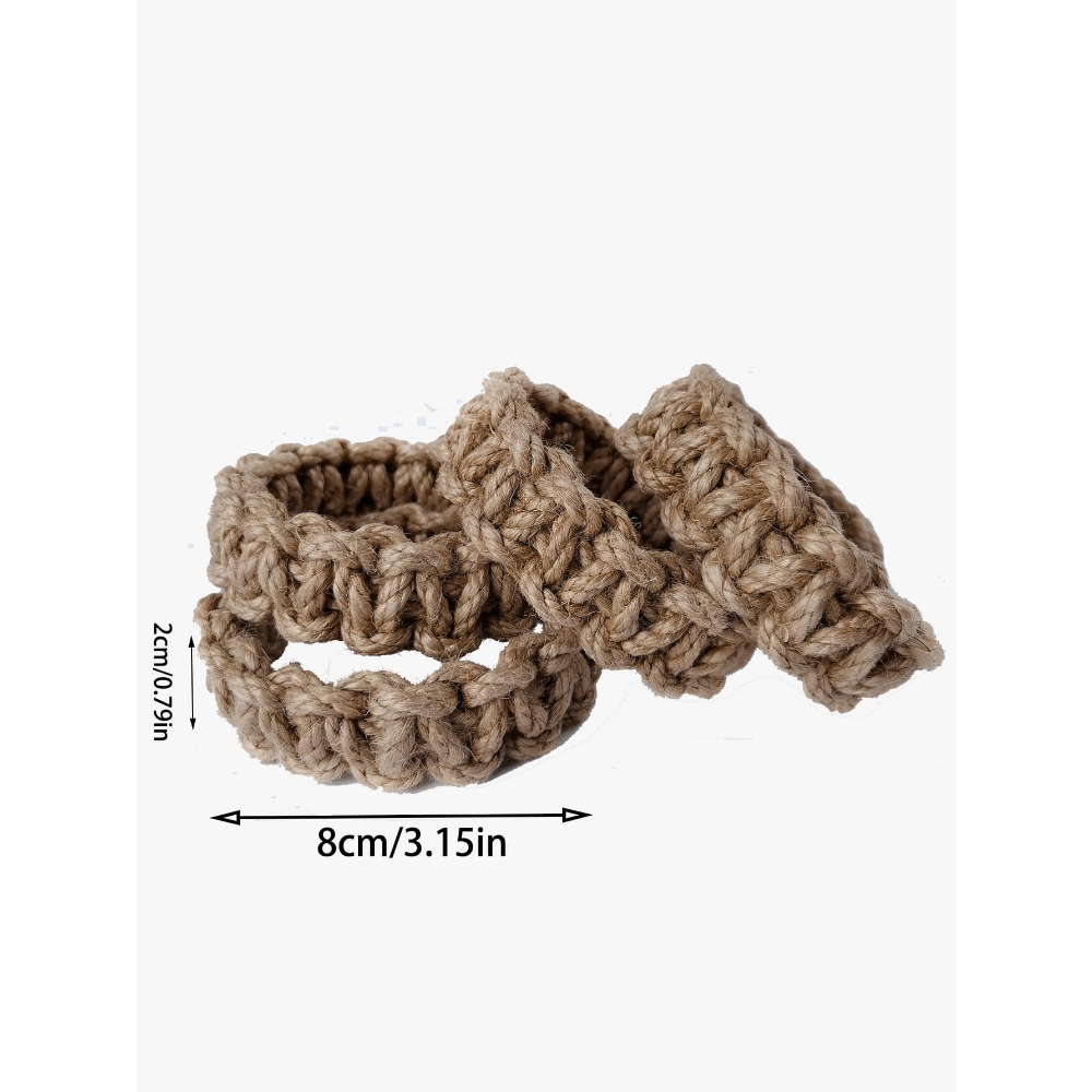 Cortina de cuerda trenzada bohemia para decoración del hogar, sujeta una sola cortina lisa