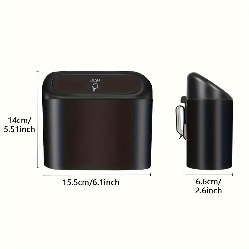 Car Side Door Trash Can With Garbage Bags, Mini Creative Storage Box