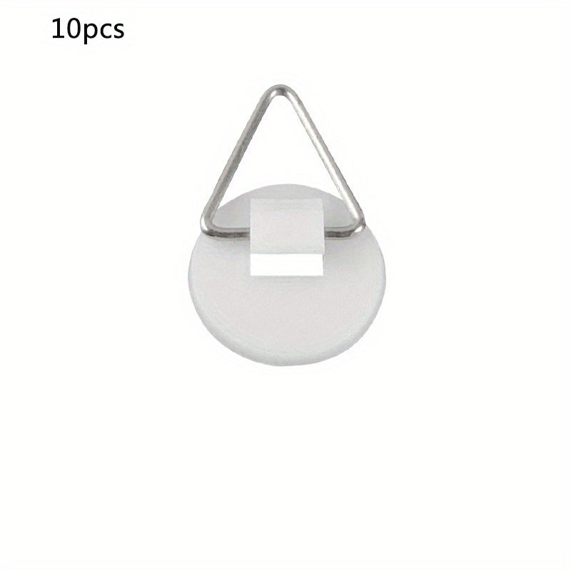 10-штук самоклеящихся пластиковых крючков для стен для антикоррозийных пластин и подвешивания картин