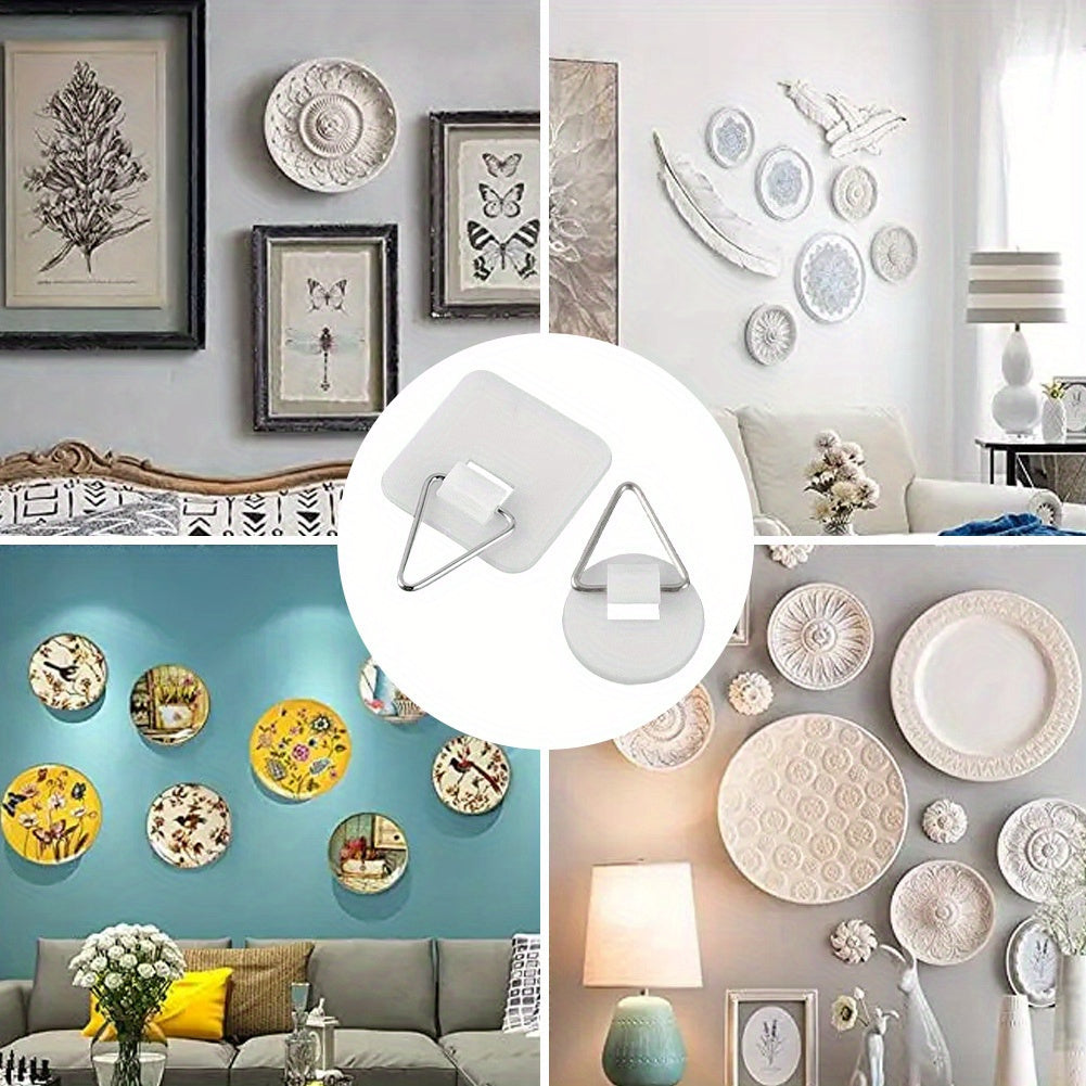 10-штук самоклеящихся пластиковых крючков для стен для антикоррозийных пластин и подвешивания картин