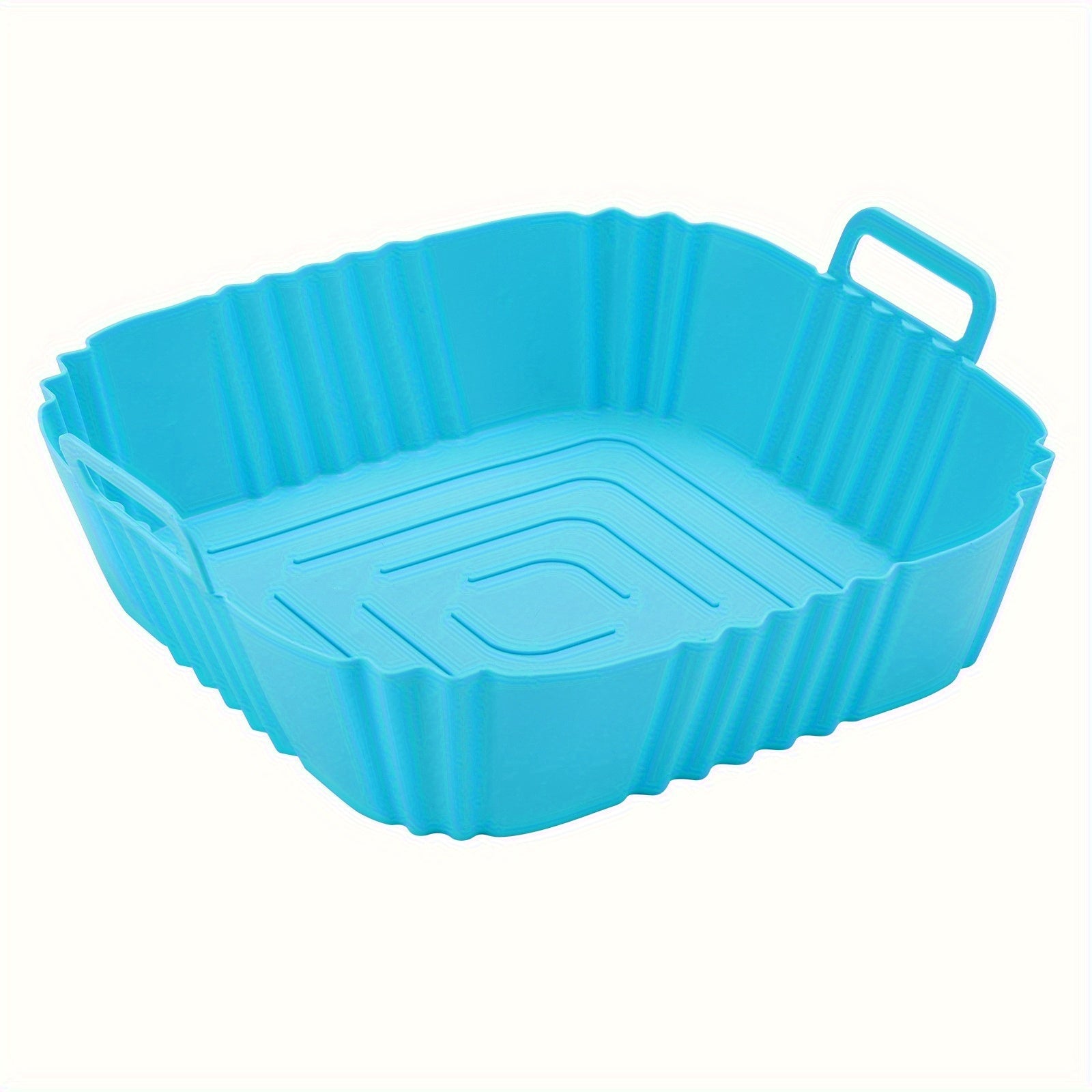 Durable Silicone Air Fryer Basket Set Non-Stick Reusable Oven-Safe Cooking Tool