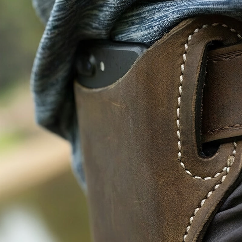 Durable Waterproof PU Phone Case for Outdoor Travel Hiking Camping