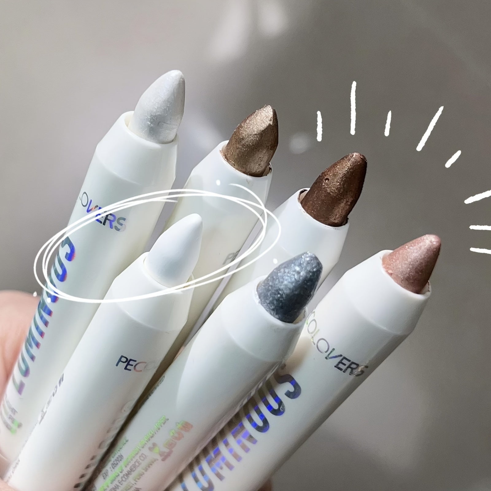 Women's Matte Eyeshadow Stick Waterproof Twist-Up Long-Lasting