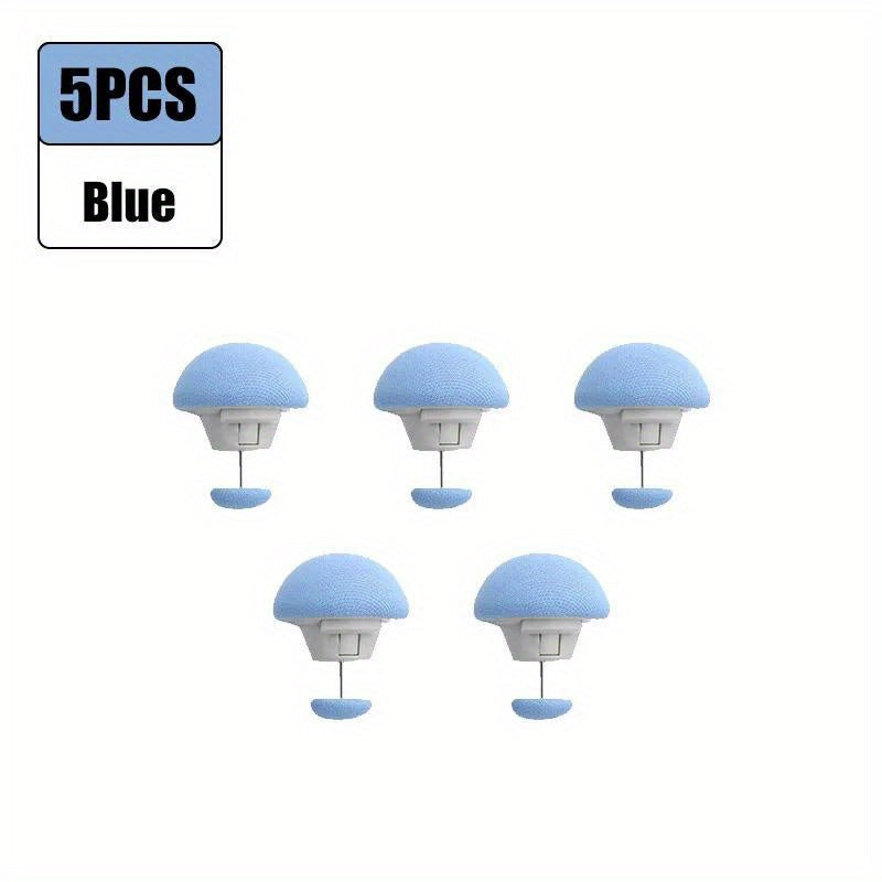 Yotqizish to'shagi qoplamasi 5 yoki 10 ta paket, bitta tugmani ochish va qo'ziqorin yostiq kliplar bilan