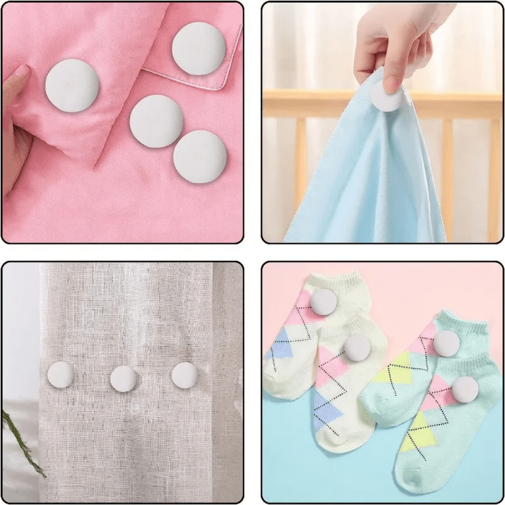 Yotqizish to'shagi qoplamasi 5 yoki 10 ta paket, bitta tugmani ochish va qo'ziqorin yostiq kliplar bilan