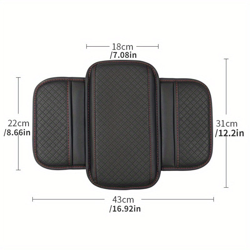 Universal PU teri avtomobil uchun qo‘ltiq qutisi, saqlash va chizishga qarshi himoya bilan