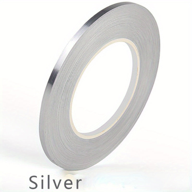 50m RV Bathroom Brushed Golden Silvery Floor Edging Wall Stickers Waterproof Trim