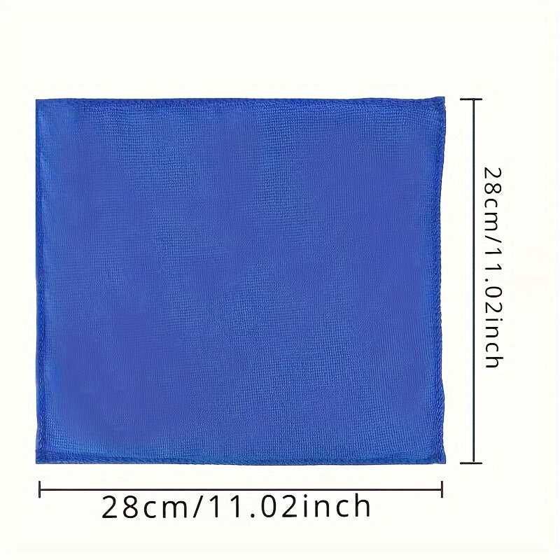 10PCS toallas de microfibra chamois para limpiar cristales de coche, uso doméstico