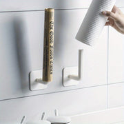 Wall-Mounted Plastic Kitchen Storage Rack Hanging Organizer Space Saver