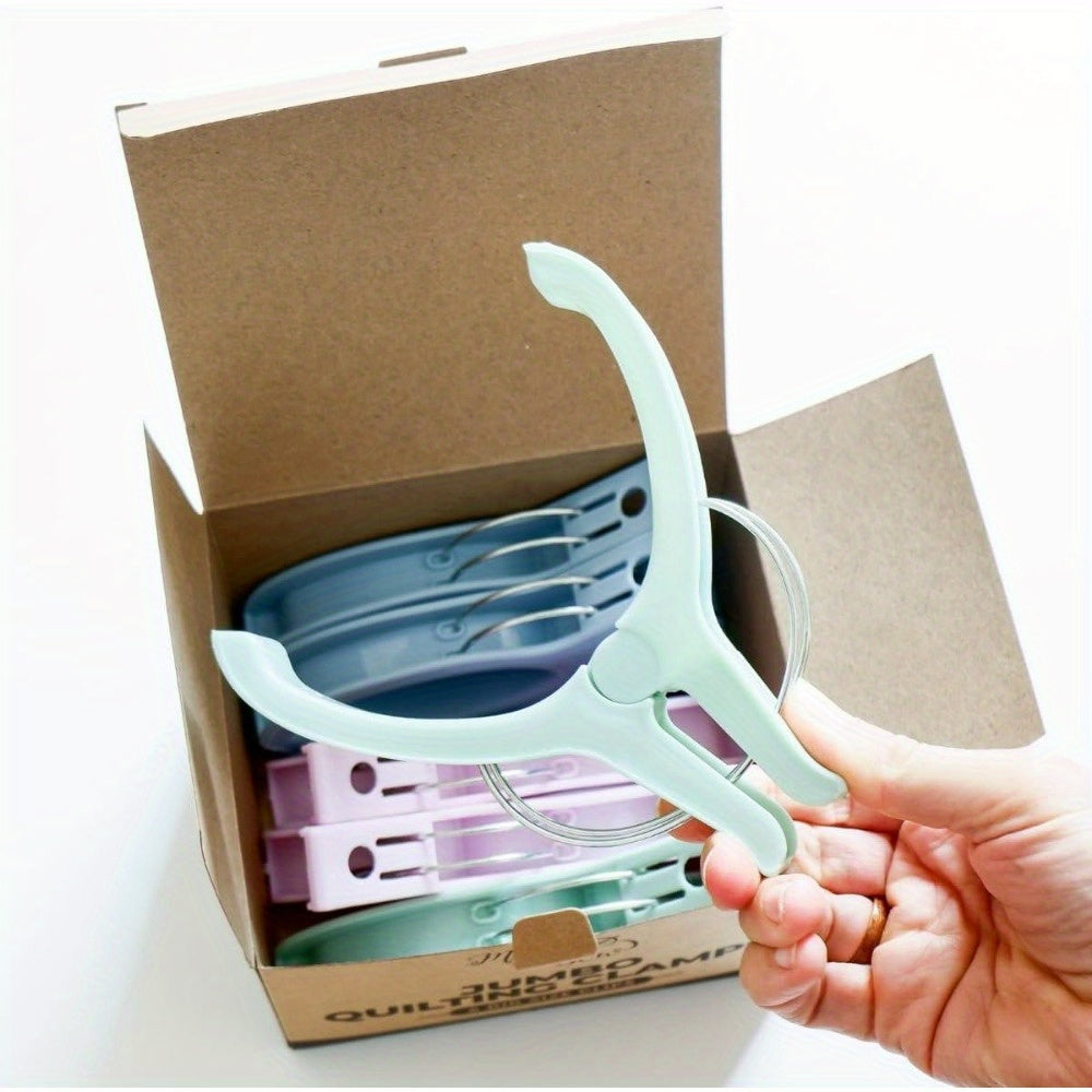 Extra Large Quilting Clamps for Sewing and Crafting 12.7 cm Wide Opening Pack of 6