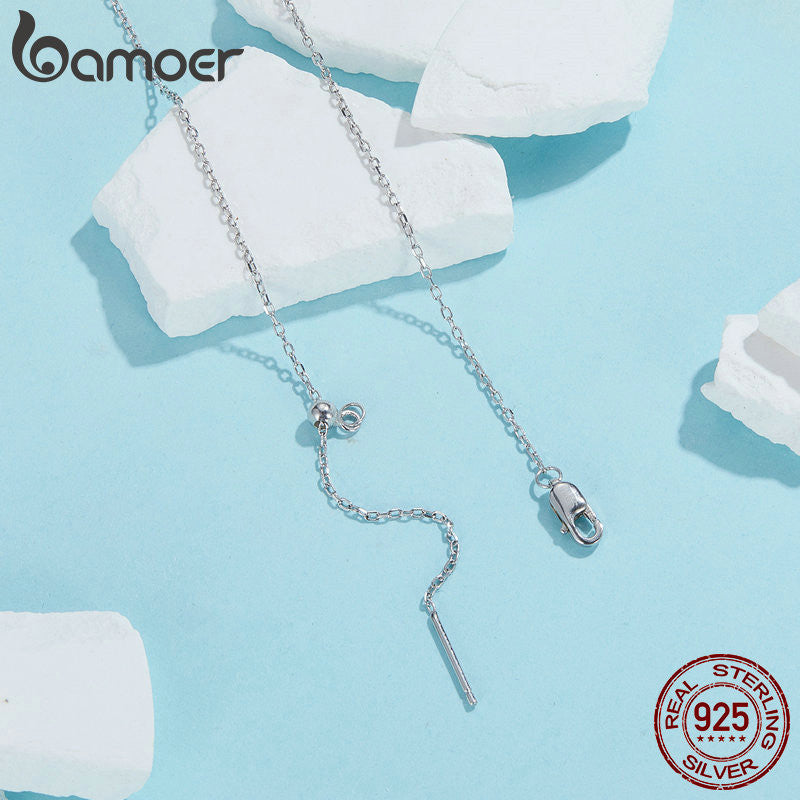 Sterling Silver Turquoise Necklace with Synthetic Pendants for Women