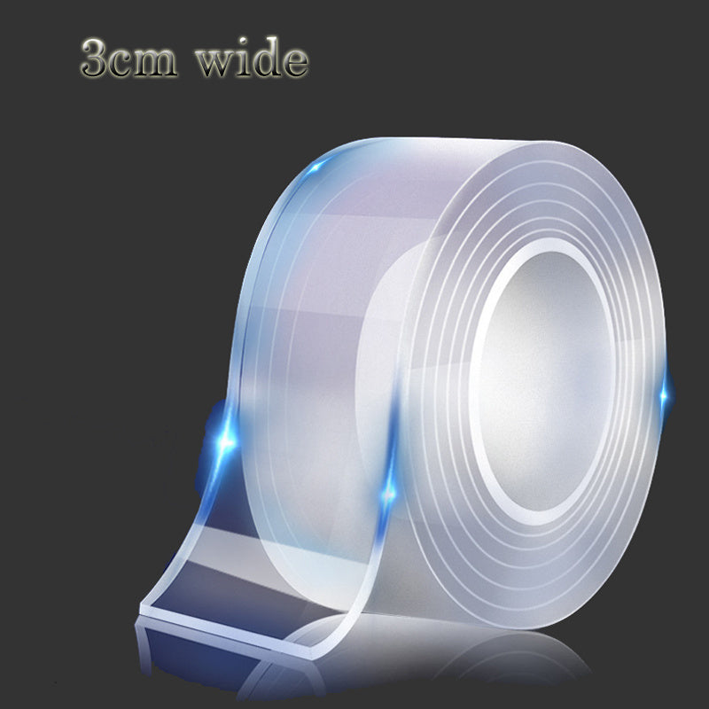 Double-Sided Washable Transparent Adhesive Tape for Kitchen and Bathroom Use
