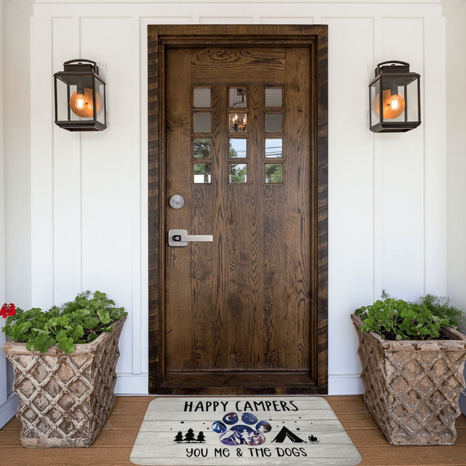 Alfombra de entrada suave, absorbente y antideslizante para interior y exterior, ideal para acampar y autocaravanas