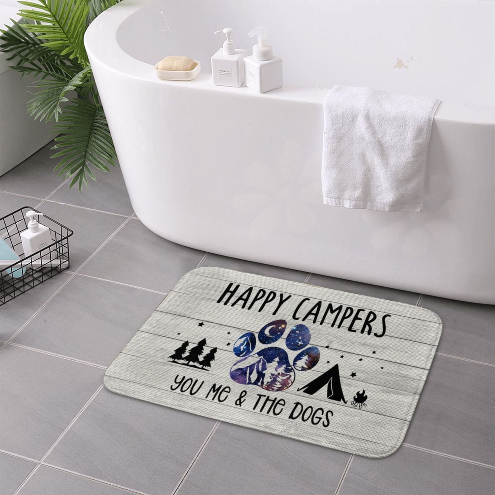 Alfombra de entrada suave, absorbente y antideslizante para interior y exterior, ideal para acampar y autocaravanas