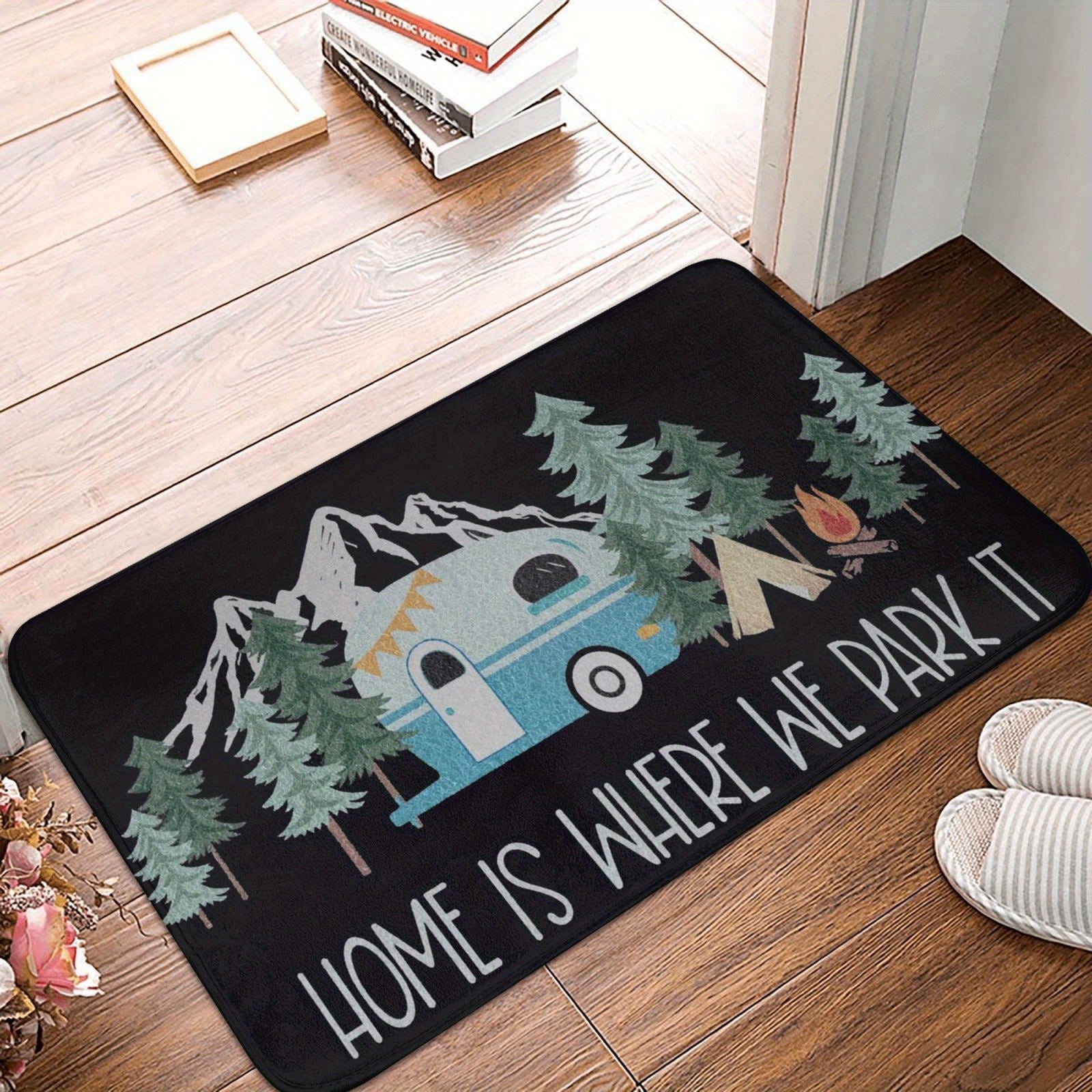Outdoor Camper Door Mat 40x60cm RV Patio Decor Indoor Doormat