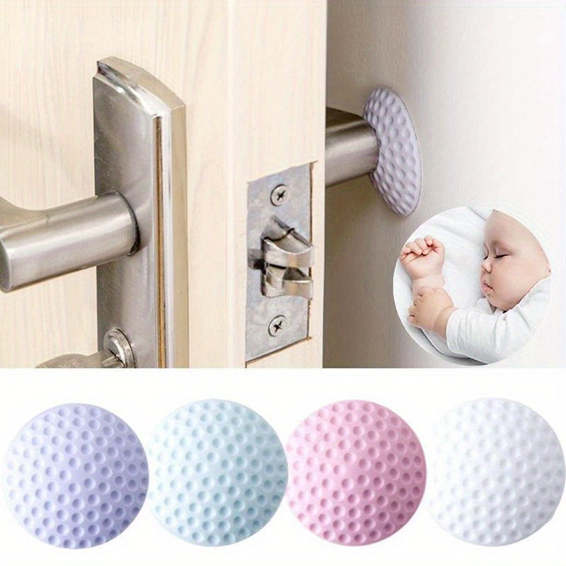 Silent Door Stopper Pads Rubber Wall Protectors for Kitchen and Home Decor