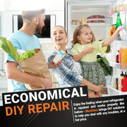 Sovutgichning bug'lanish uchun drenaj klipi, 2 ta paket, muz to'planishini hal qiladi