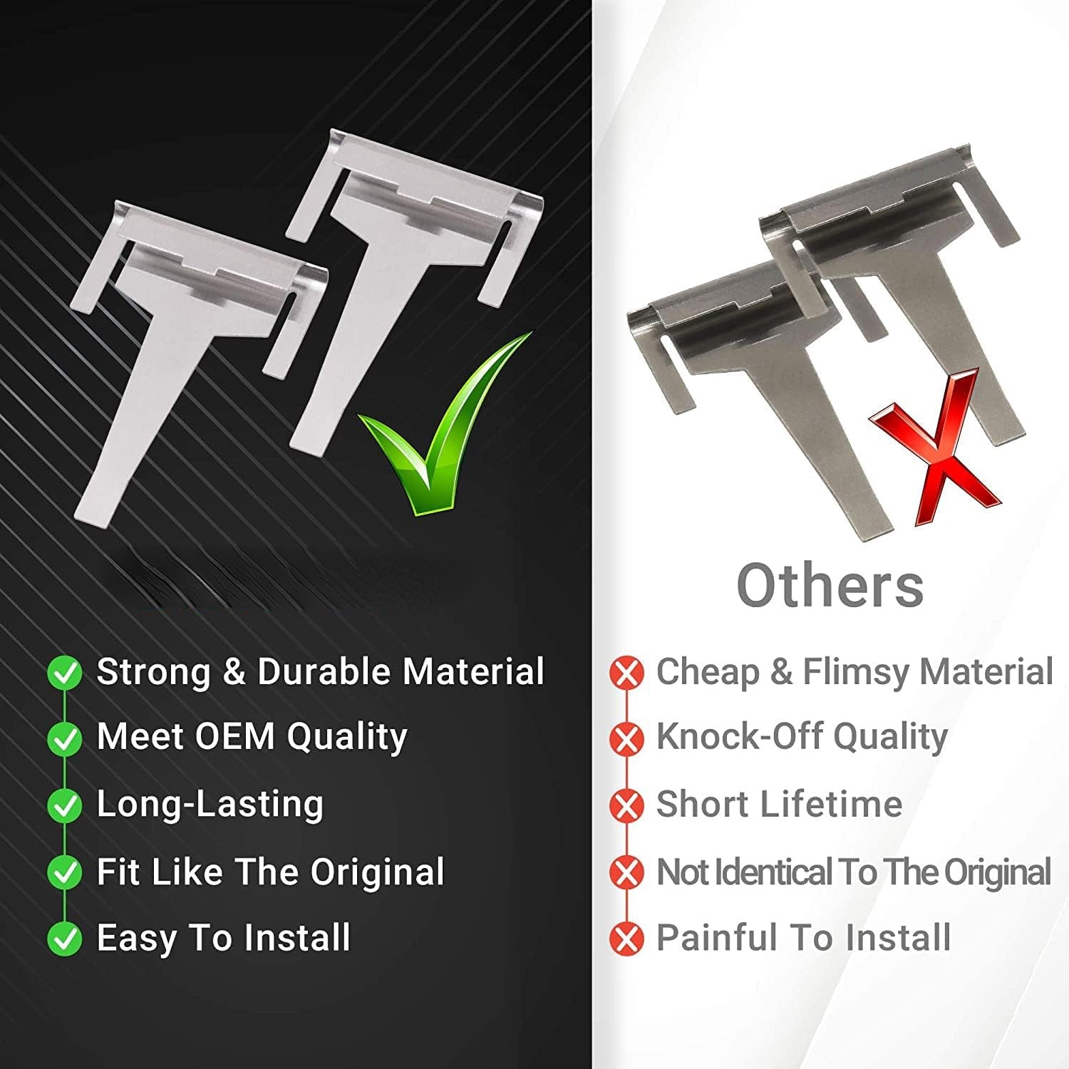 Drain Clip for Refrigerator Evaporator Pack of 2 Solves Ice Buildup