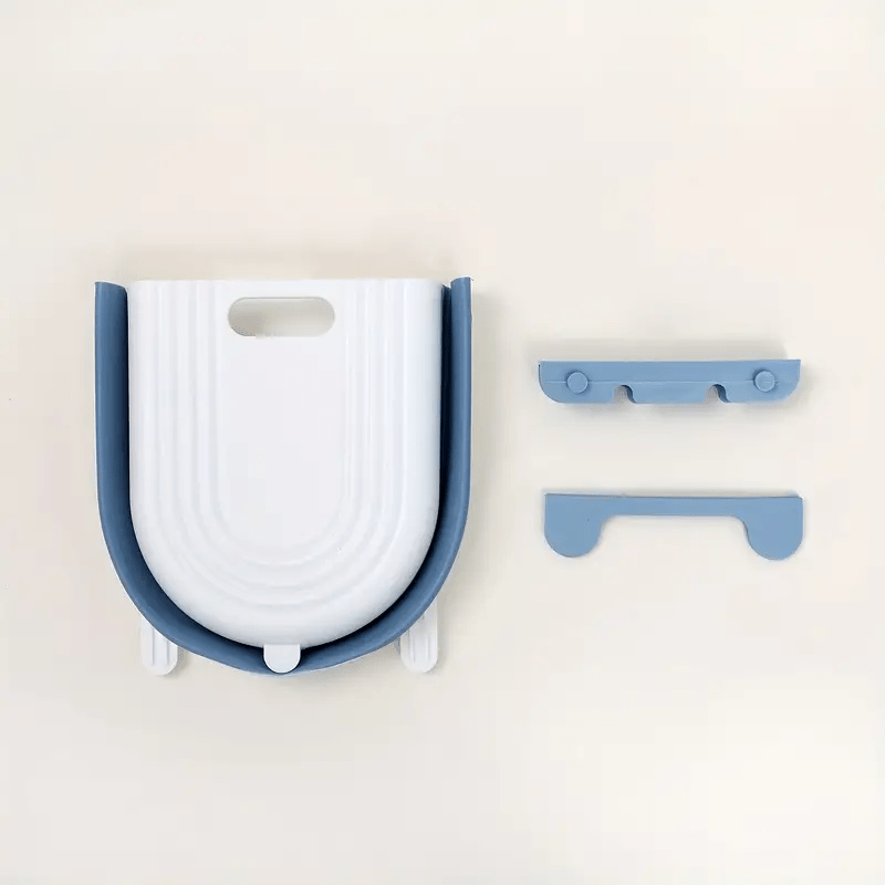 Foldable Trash Can with Lid, Space-Saving, Portable, for Kitchen, Car, Bathroom