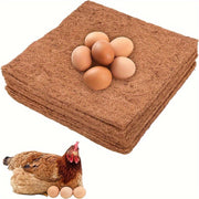 Premium Coconut Fiber Chicken Nesting Pads for Coop Bedding Pack of 2 6 or 10