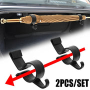 Car Interior Umbrella Hook Set Universal Car Trunk Storage Rack Black
