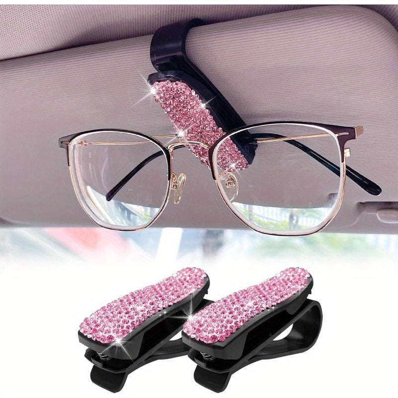 2 dona Avtomobil quyosh nuri ko‘zoynka tutgich klipi magnit charm bilan avtomobil aksessuarlari