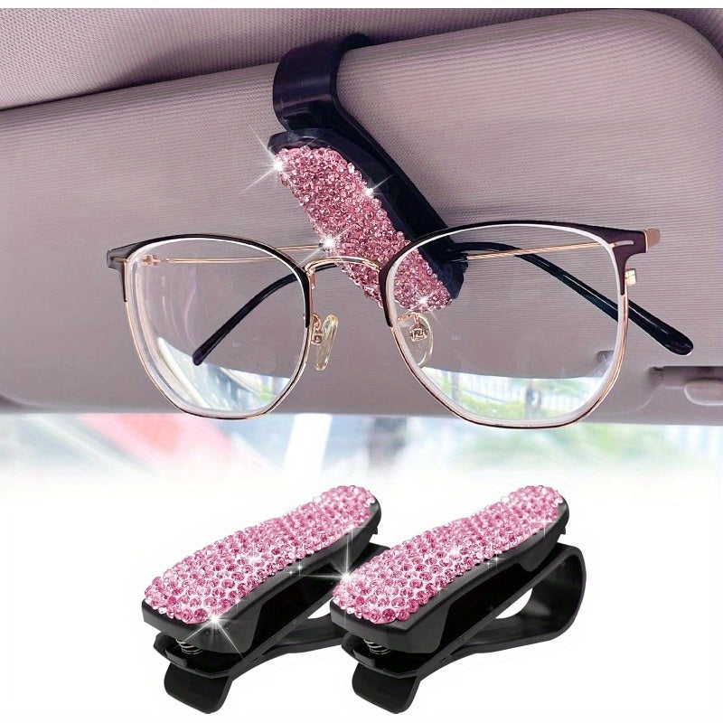 2 dona Avtomobil quyosh nuri ko‘zoynka tutgich klipi magnit charm bilan avtomobil aksessuarlari